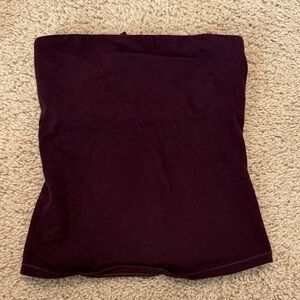 Skims Tube Top wine color